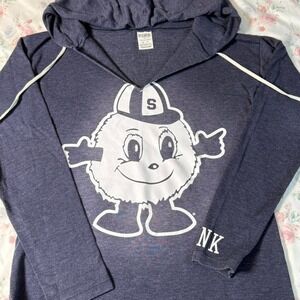 Victoria's Secret PINK 5th & Ocean Hoodie Grey‎ Graphic XS Syracuse
